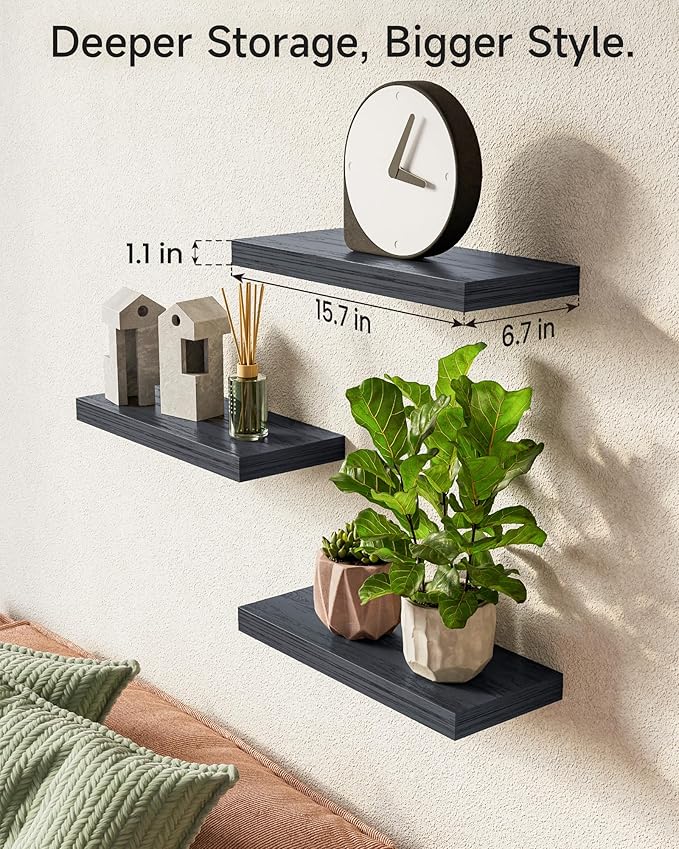AeroShelf™ | Wall-Mounted Floating Shelves