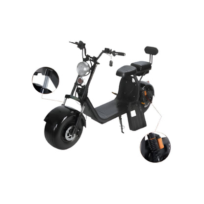 Fanco City Coco Range 2 Autonomie 110 Km 1500 Watt 40ah