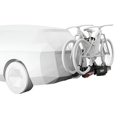 Thule EasyFold XT 2 Towbar Bike Carrier - Foldable and compact carrier for 2 bikes, 933100
